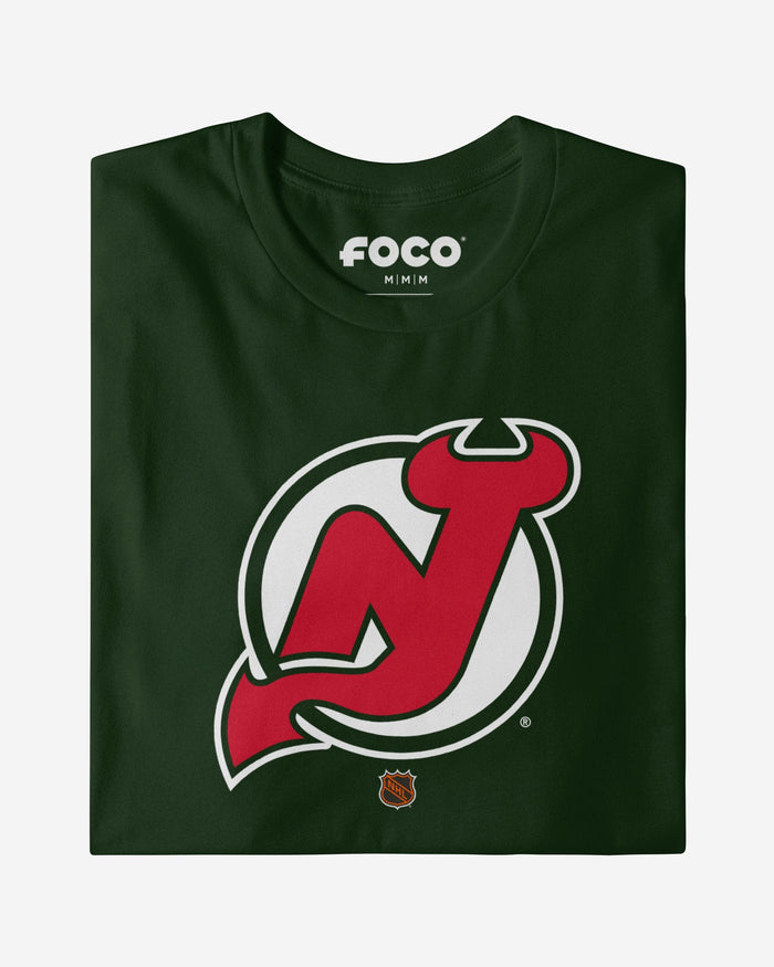 New Jersey Devils 1986 Retro Logo T-Shirt FOCO Forest S - FOCO.com