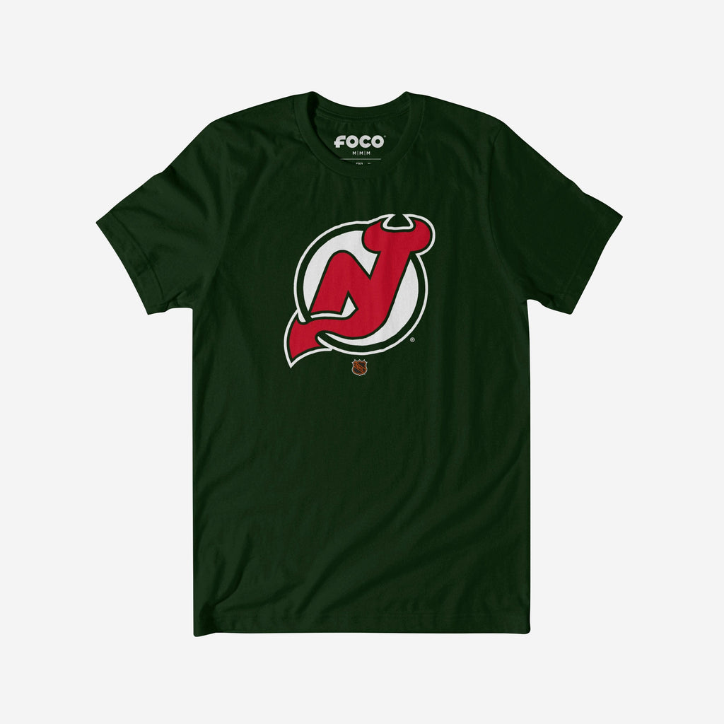 New Jersey Devils 1986 Retro Logo T-Shirt FOCO Forest S - FOCO.com