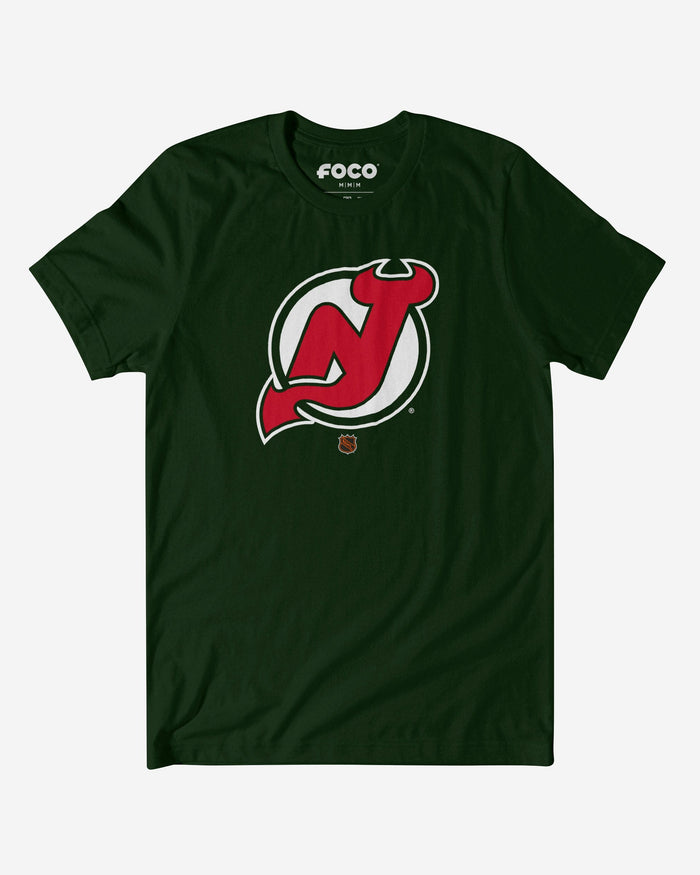 New Jersey Devils 1986 Retro Logo T-Shirt FOCO Forest S - FOCO.com