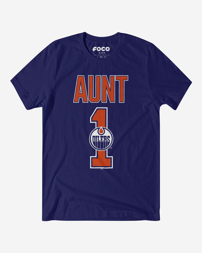 Edmonton Oilers Number 1 Aunt T-Shirt FOCO S - FOCO.com