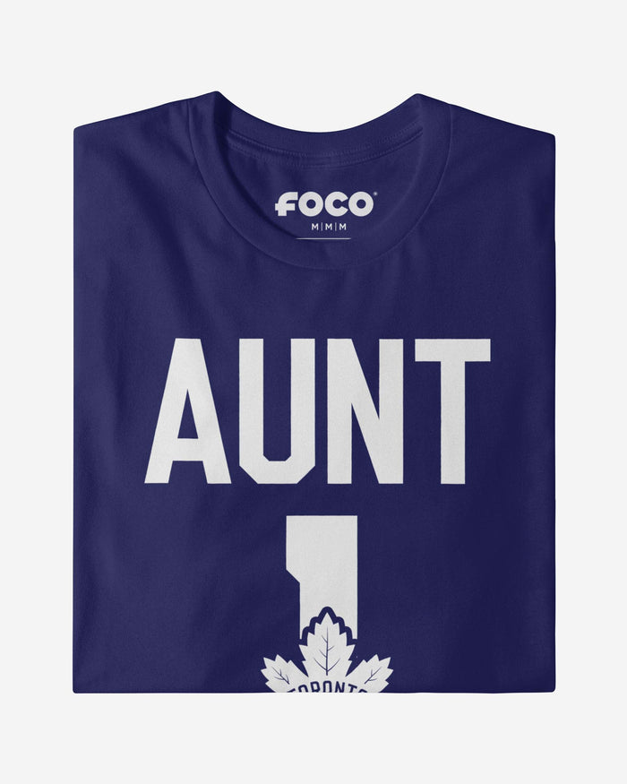 Toronto Maple Leafs Number 1 Aunt T-Shirt FOCO - FOCO.com