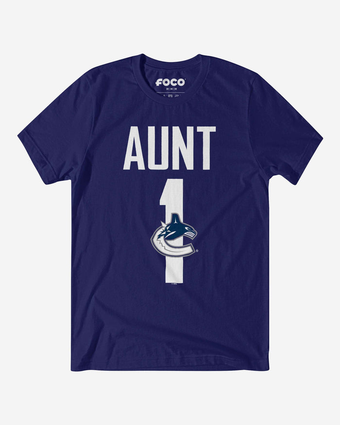 Vancouver Canucks Number 1 Aunt T-Shirt FOCO S - FOCO.com