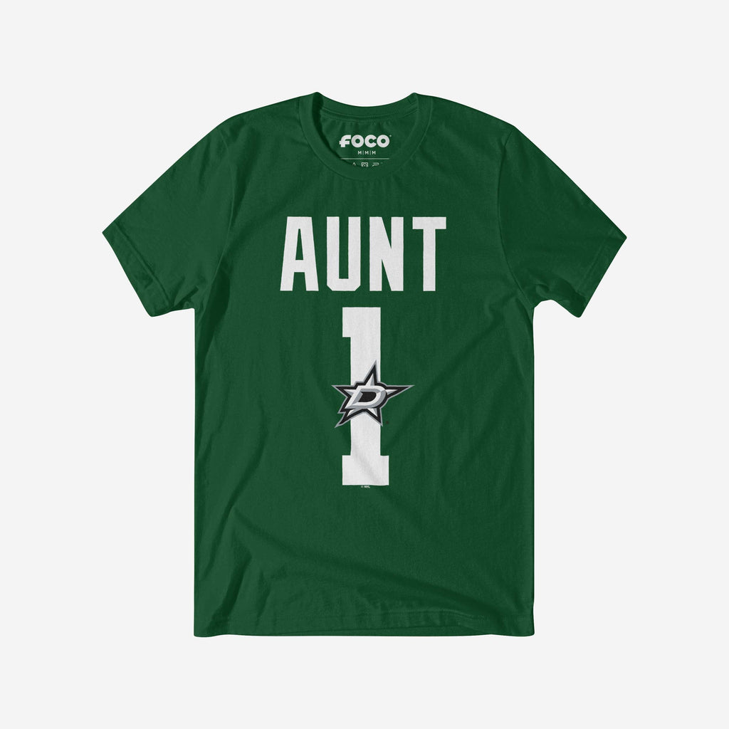 Dallas Stars Number 1 Aunt T-Shirt FOCO S - FOCO.com