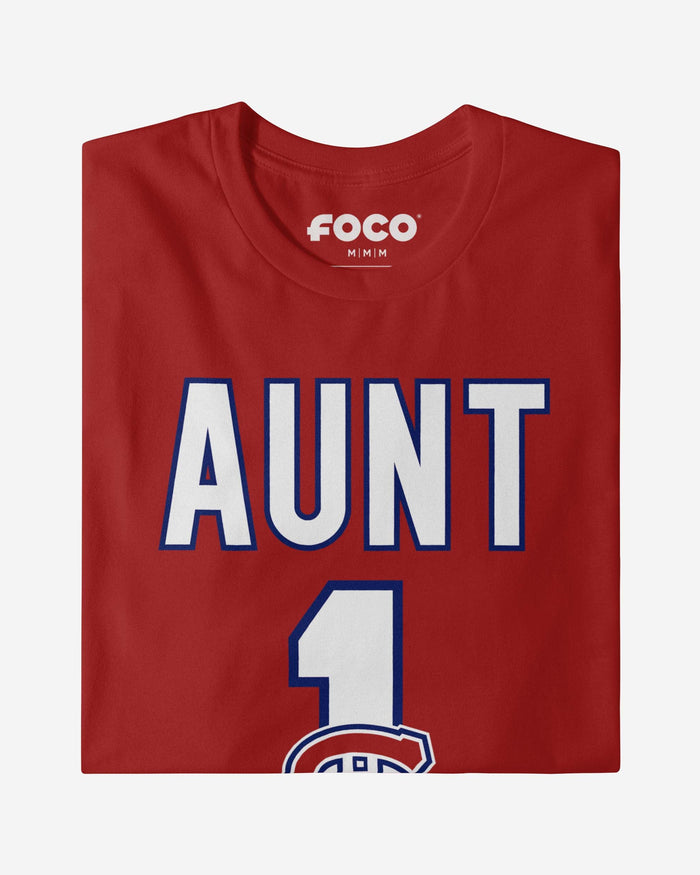 Montreal Canadiens Number 1 Aunt T-Shirt FOCO - FOCO.com