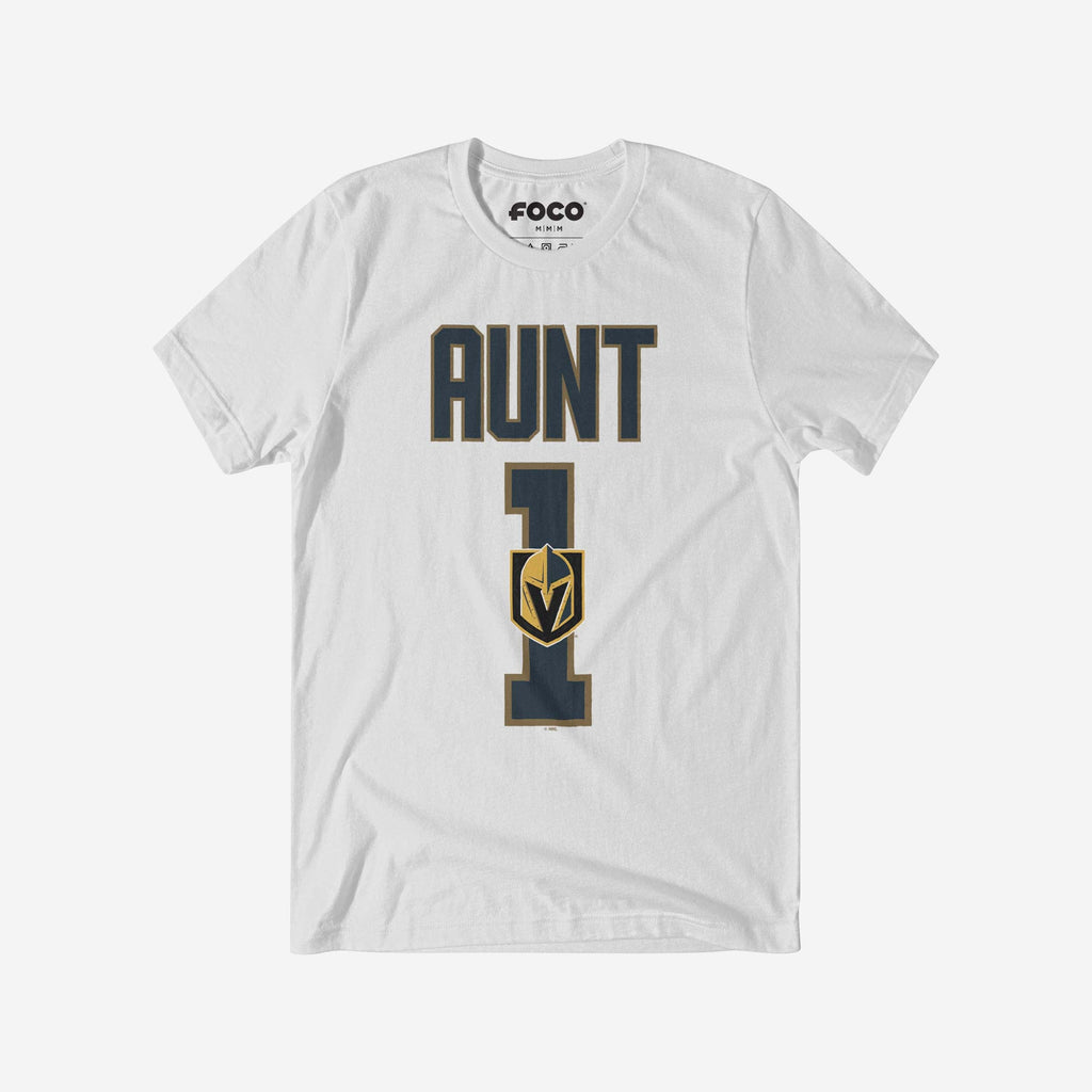 Vegas Golden Knights Number 1 Aunt T-Shirt FOCO S - FOCO.com