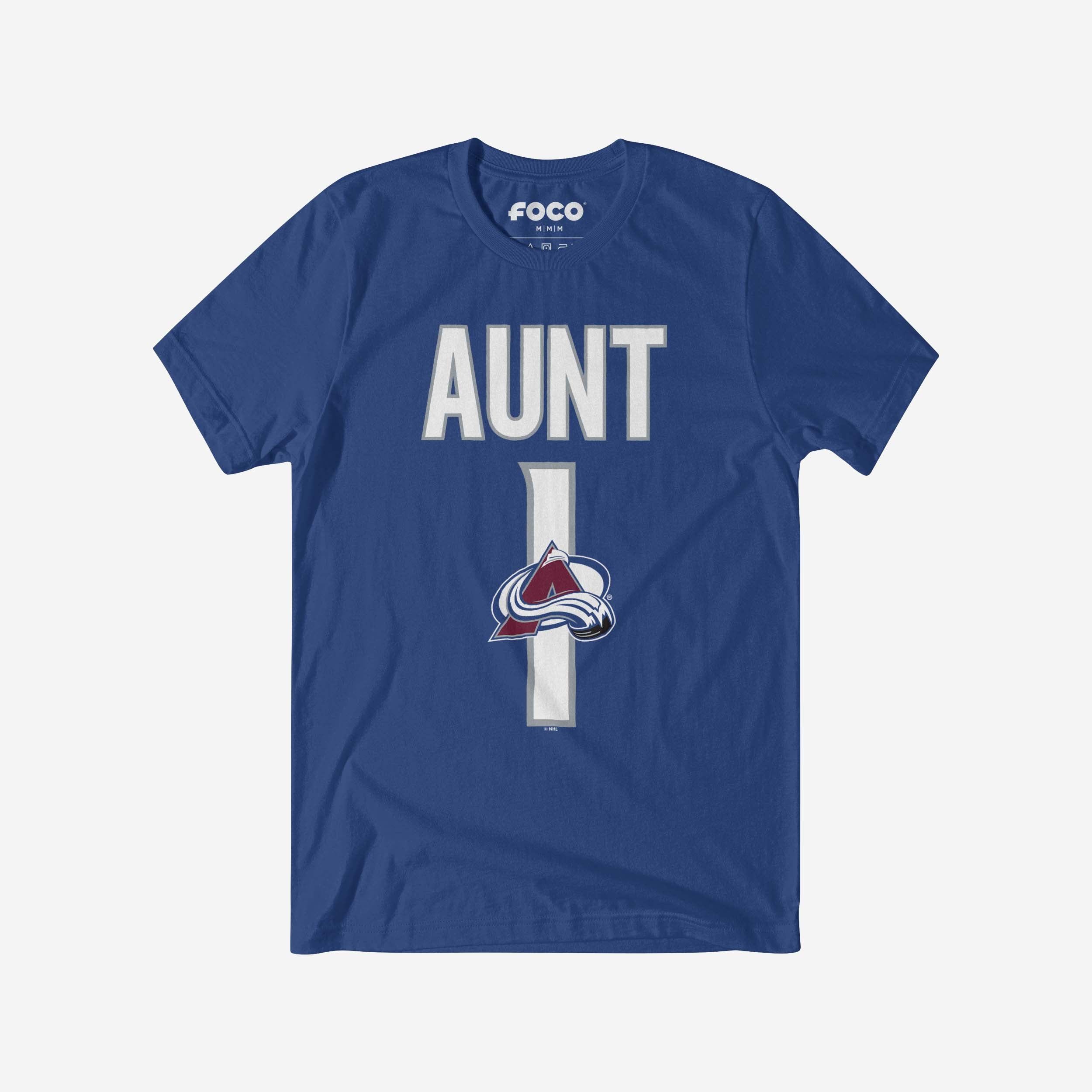 Colorado Avalanche Number 1 Aunt T-Shirt FOCO