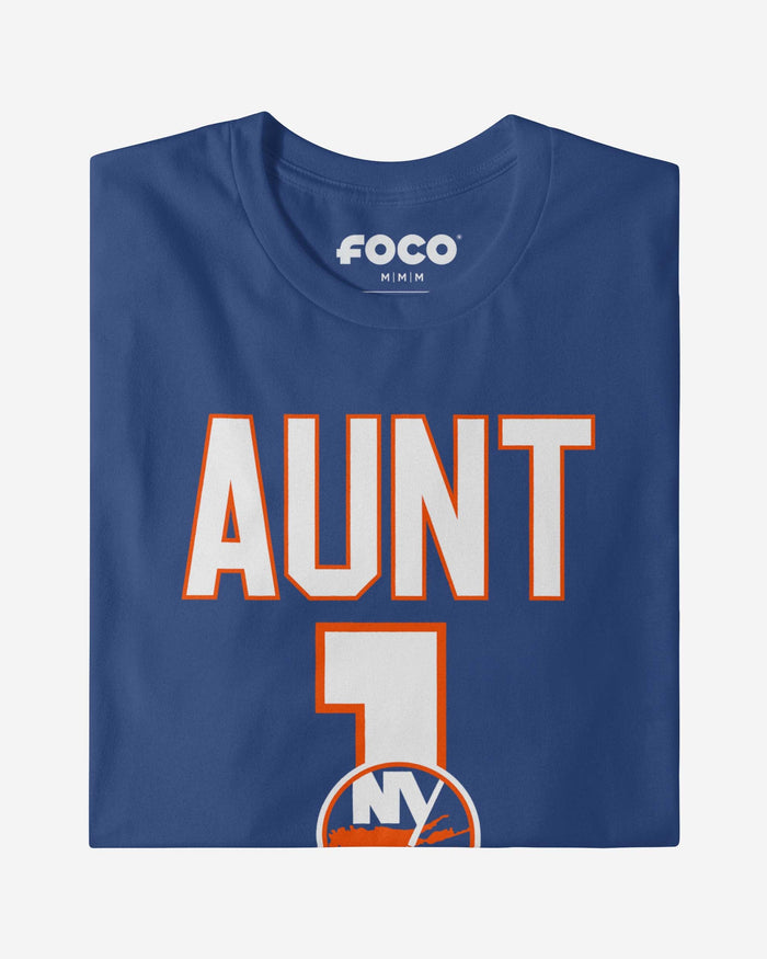 New York Islanders Number 1 Aunt T-Shirt FOCO - FOCO.com