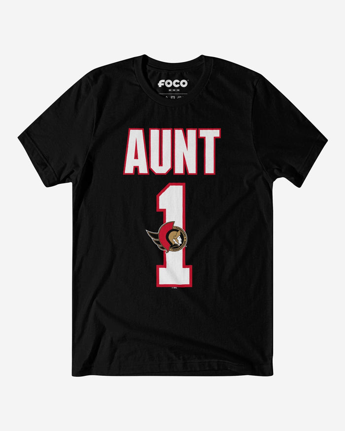 Ottawa Senators Number 1 Aunt T-Shirt FOCO S - FOCO.com