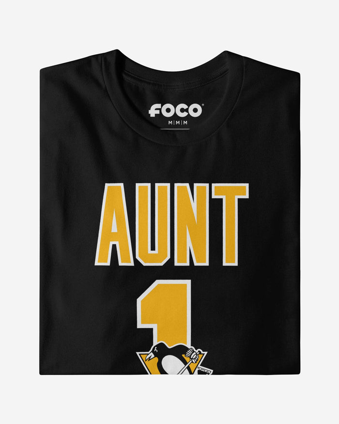 Pittsburgh Penguins Number 1 Aunt T-Shirt FOCO - FOCO.com