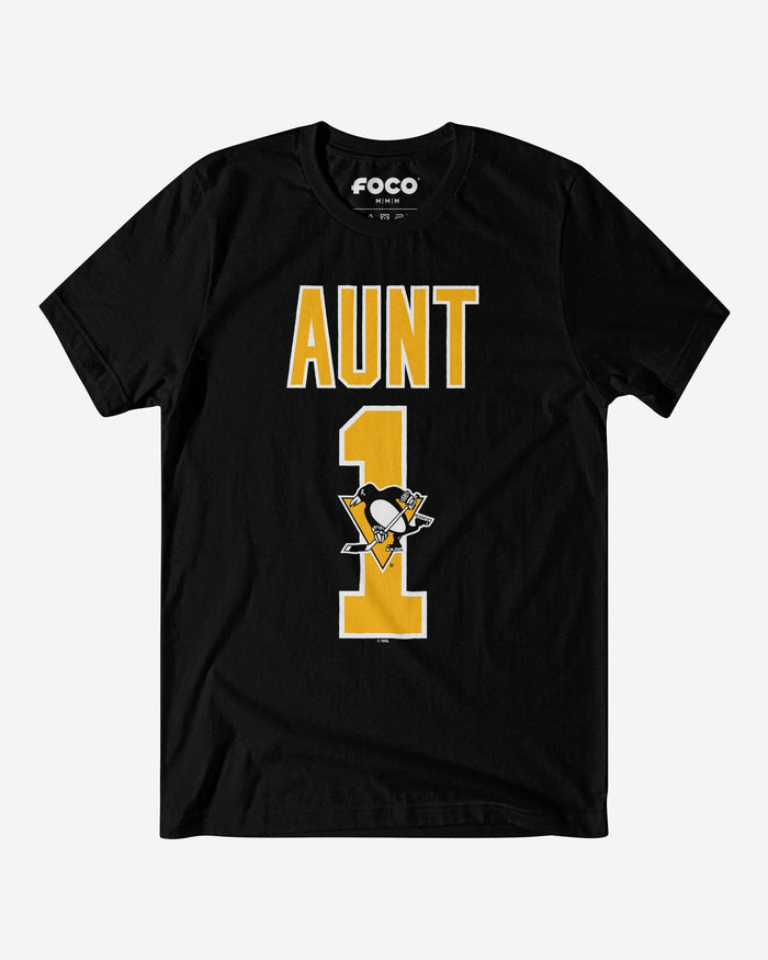 Pittsburgh Penguins Number 1 Aunt T-Shirt FOCO S - FOCO.com