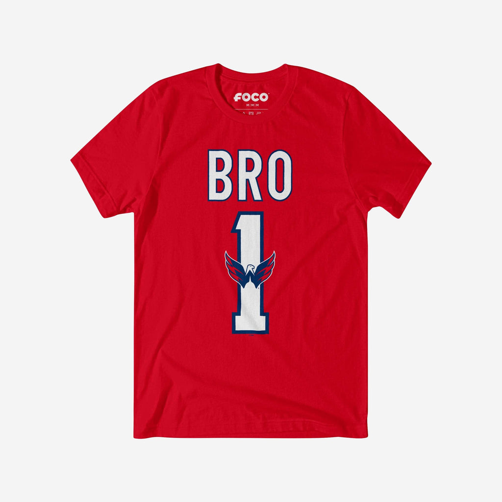 Washington Capitals Number 1 Bro T-Shirt FOCO S - FOCO.com