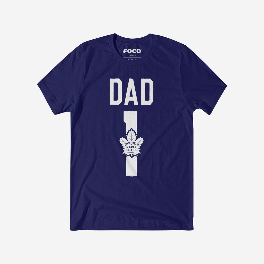 Toronto Maple Leafs Number 1 Dad T-Shirt FOCO S - FOCO.com