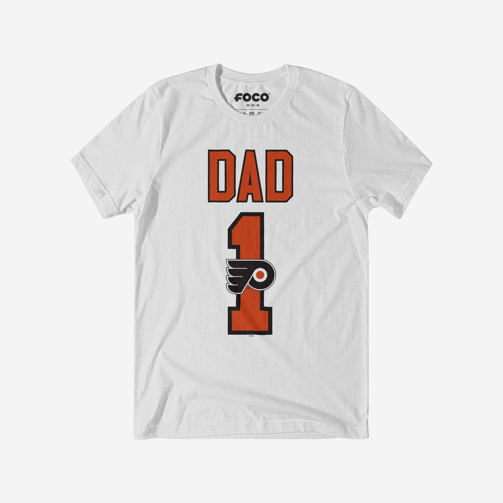 Philadelphia Flyers Number 1 Dad T-Shirt FOCO S - FOCO.com