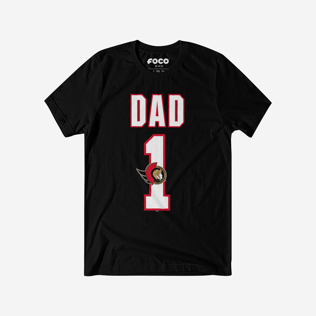 Ottawa Senators Number 1 Dad T-Shirt FOCO S - FOCO.com