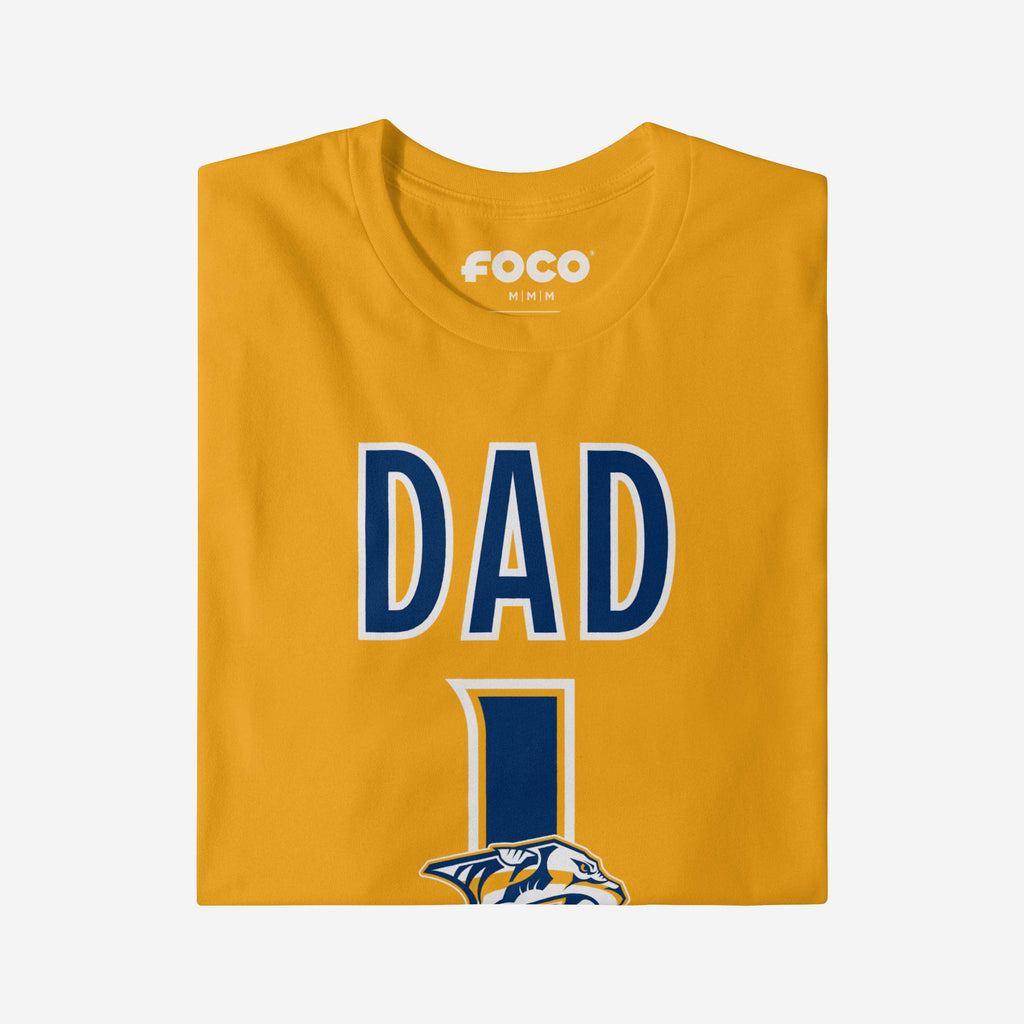 Nashville Predators Number 1 Dad T-Shirt FOCO