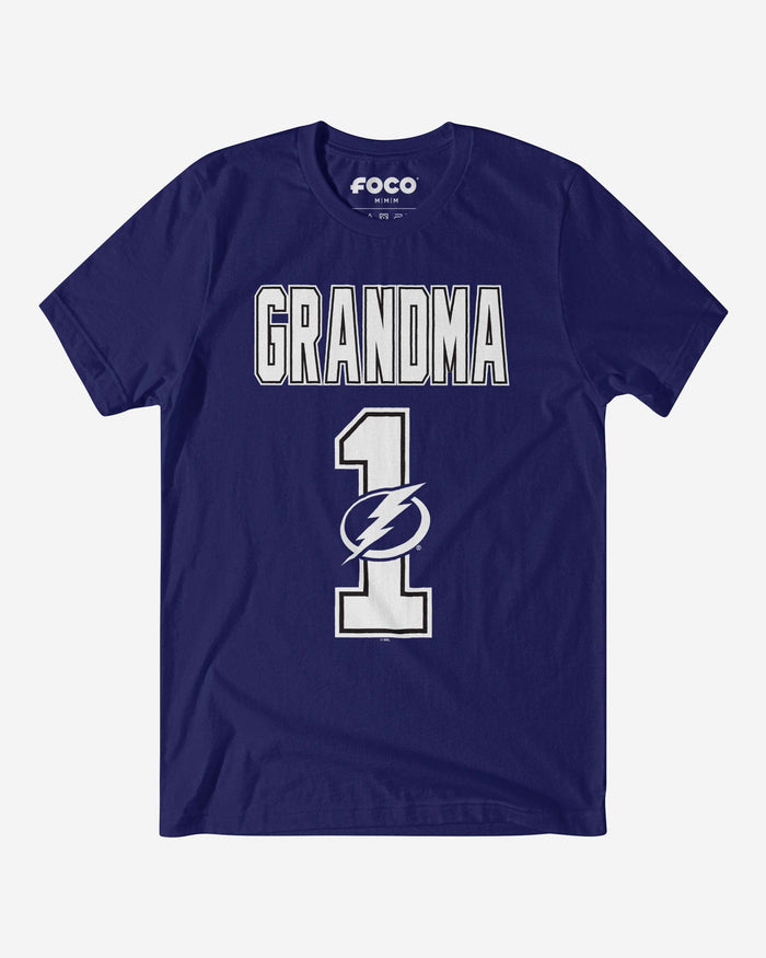Tampa Bay Lightning Number 1 Grandma T-Shirt FOCO S - FOCO.com