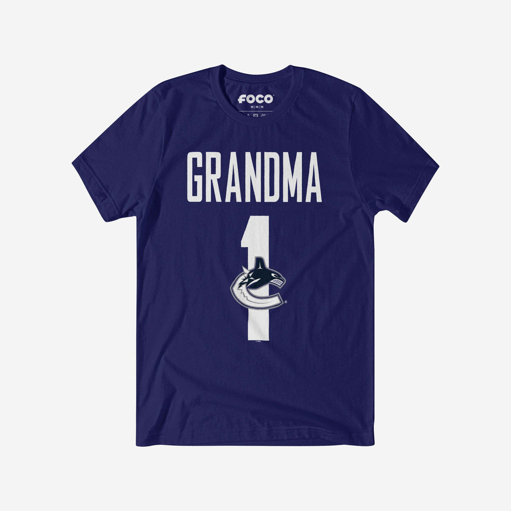 Vancouver Canucks Number 1 Grandma T-Shirt FOCO S - FOCO.com