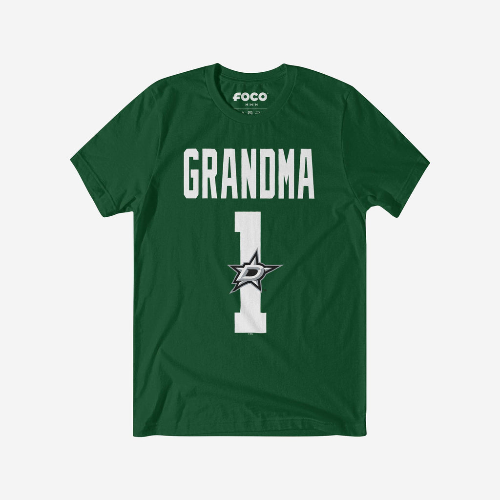Dallas Stars Number 1 Grandma T-Shirt FOCO S - FOCO.com