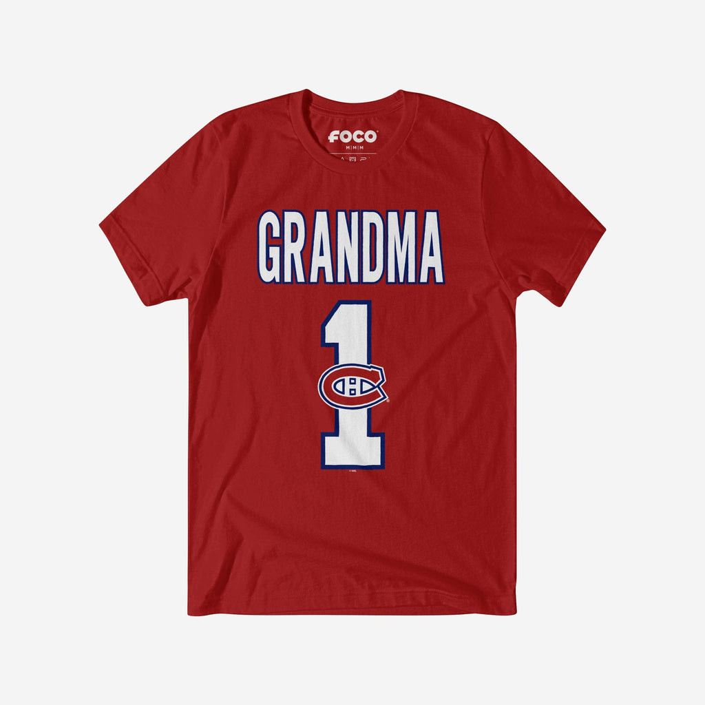 Montreal Canadiens Number 1 Grandma T-Shirt FOCO S - FOCO.com