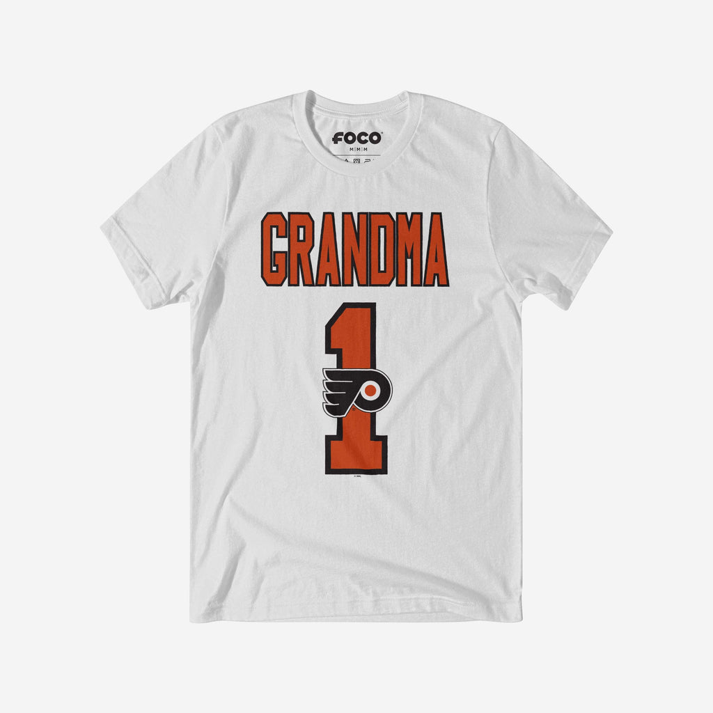 Philadelphia Flyers Number 1 Grandma T-Shirt FOCO S - FOCO.com