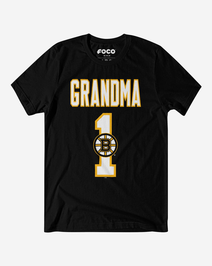 Boston Bruins Number 1 Grandma T-Shirt FOCO S - FOCO.com