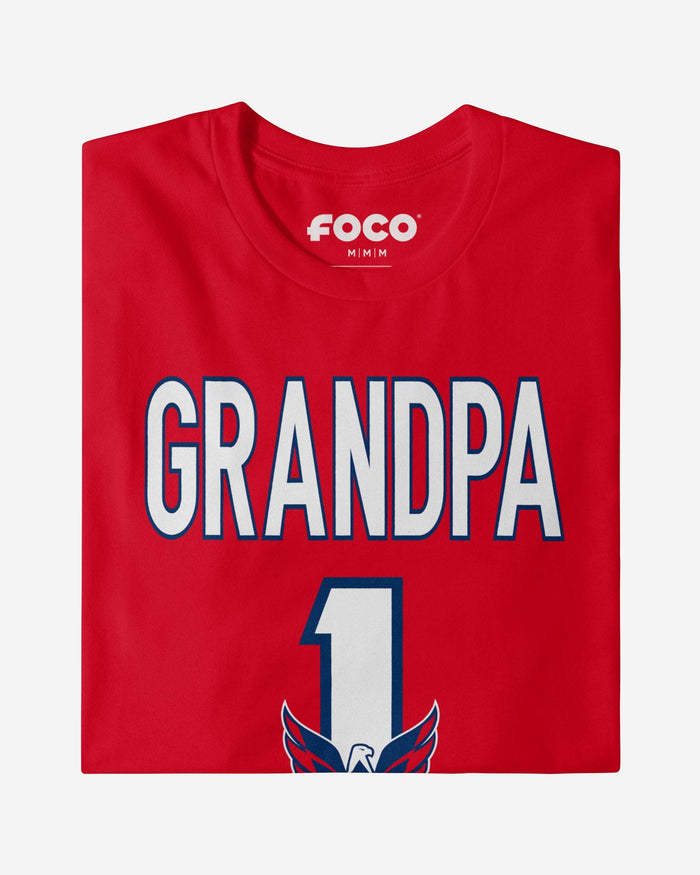 Washington Capitals Number 1 Grandpa T-Shirt FOCO - FOCO.com