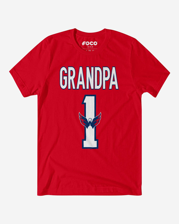 Washington Capitals Number 1 Grandpa T-Shirt FOCO S - FOCO.com