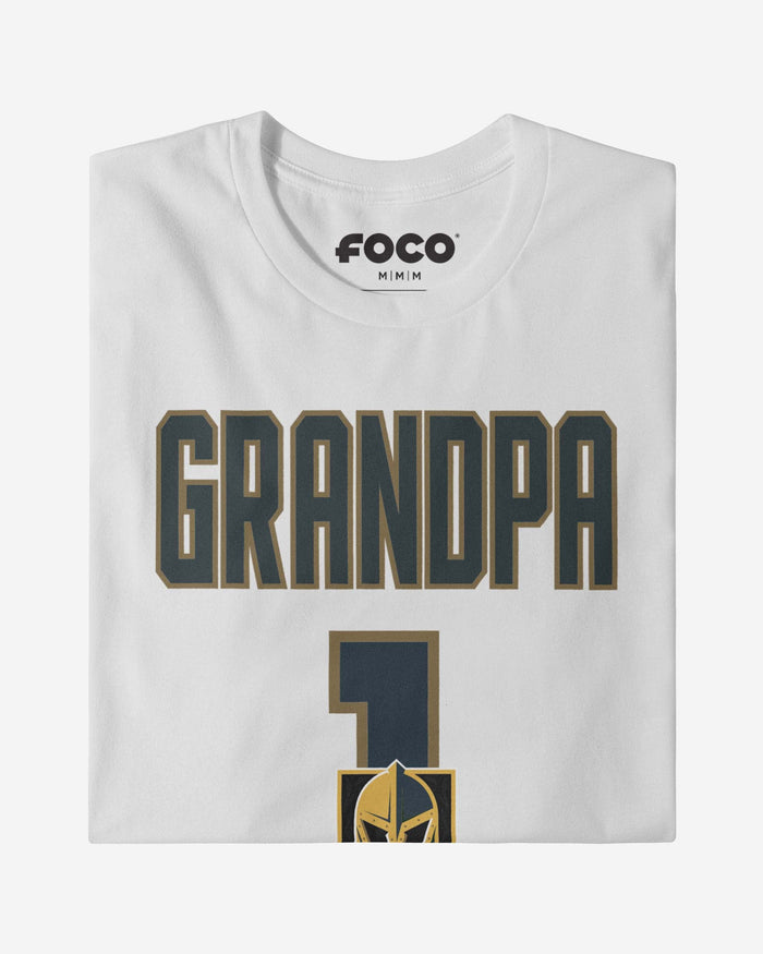 Vegas Golden Knights Number 1 Grandpa T-Shirt FOCO - FOCO.com