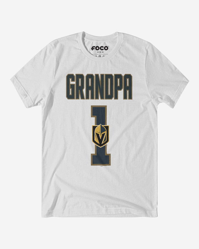 Vegas Golden Knights Number 1 Grandpa T-Shirt FOCO S - FOCO.com