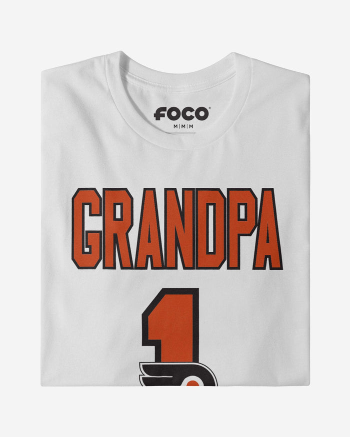 Philadelphia Flyers Number 1 Grandpa T-Shirt FOCO - FOCO.com