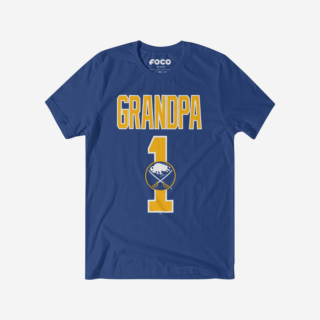 Buffalo Sabres Number 1 Grandpa T-Shirt FOCO S - FOCO.com