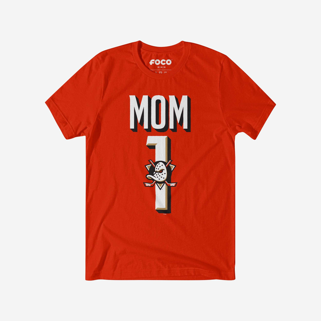 Anaheim Ducks Number 1 Mom T-Shirt FOCO S - FOCO.com