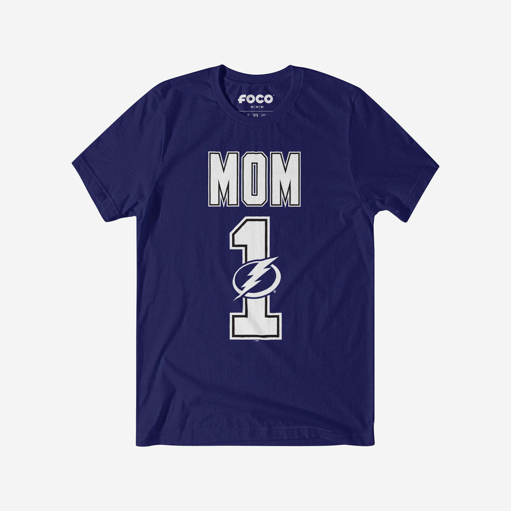 Tampa Bay Lightning Number 1 Mom T-Shirt FOCO S - FOCO.com