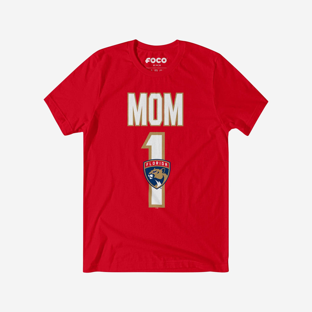 Florida Panthers Number 1 Mom T-Shirt FOCO S - FOCO.com