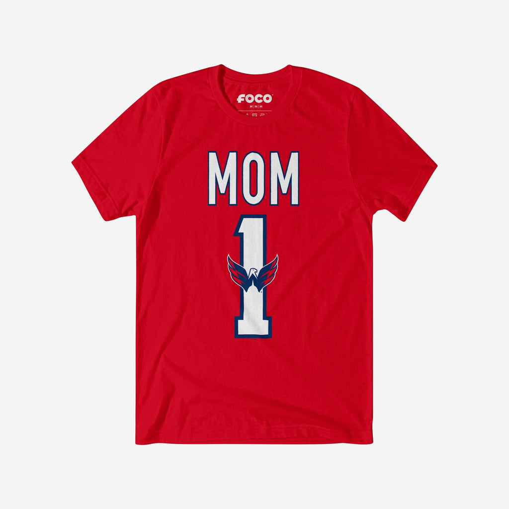 Washington Capitals Number 1 Mom T-Shirt FOCO S - FOCO.com