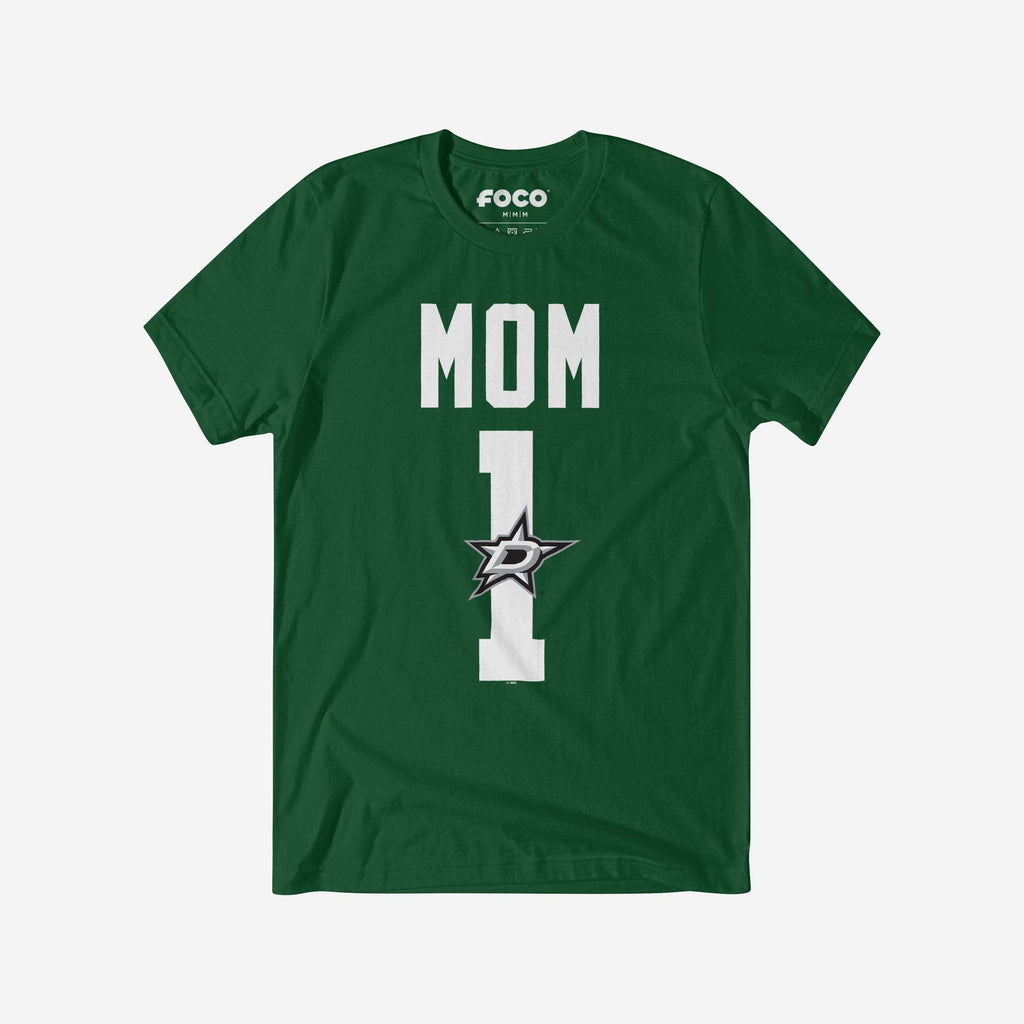 Dallas Stars Number 1 Mom T-Shirt FOCO S - FOCO.com