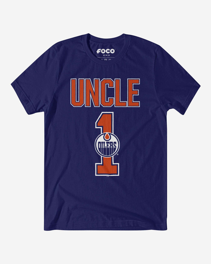 Edmonton Oilers Number 1 Uncle T-Shirt FOCO S - FOCO.com