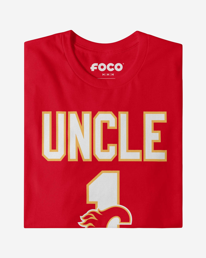 Calgary Flames Number 1 Uncle T-Shirt FOCO - FOCO.com