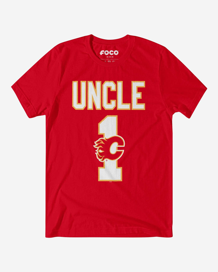 Calgary Flames Number 1 Uncle T-Shirt FOCO S - FOCO.com