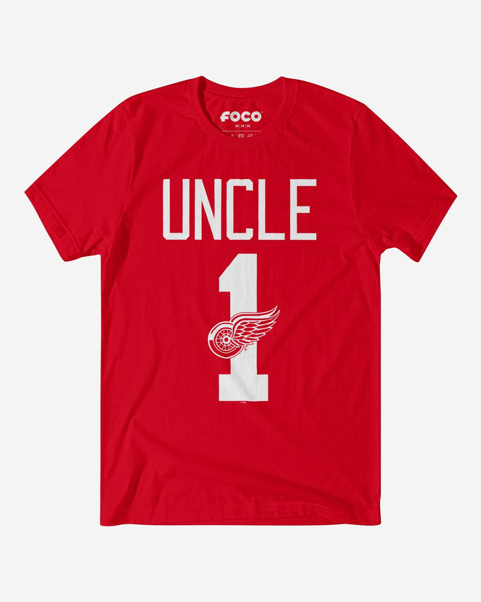Detroit Red Wings Number 1 Uncle T-Shirt FOCO S - FOCO.com