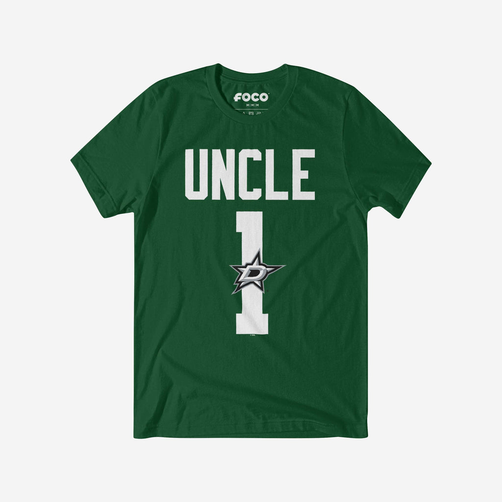 Dallas Stars Number 1 Uncle T-Shirt FOCO S - FOCO.com