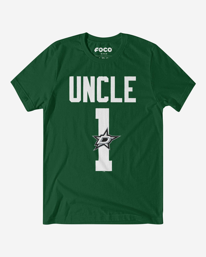 Dallas Stars Number 1 Uncle T-Shirt FOCO S - FOCO.com
