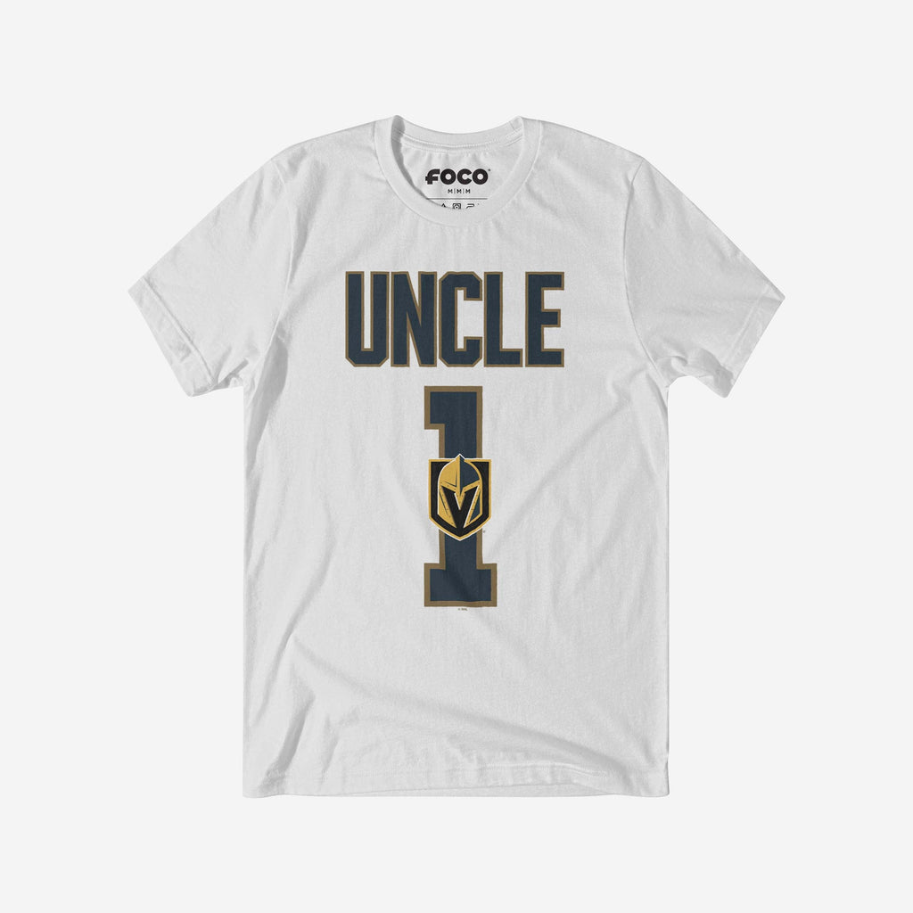 Vegas Golden Knights Number 1 Uncle T-Shirt FOCO S - FOCO.com