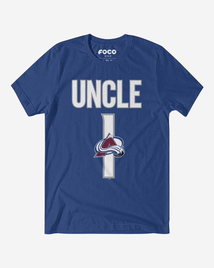 Colorado Avalanche Number 1 Uncle T-Shirt FOCO S - FOCO.com