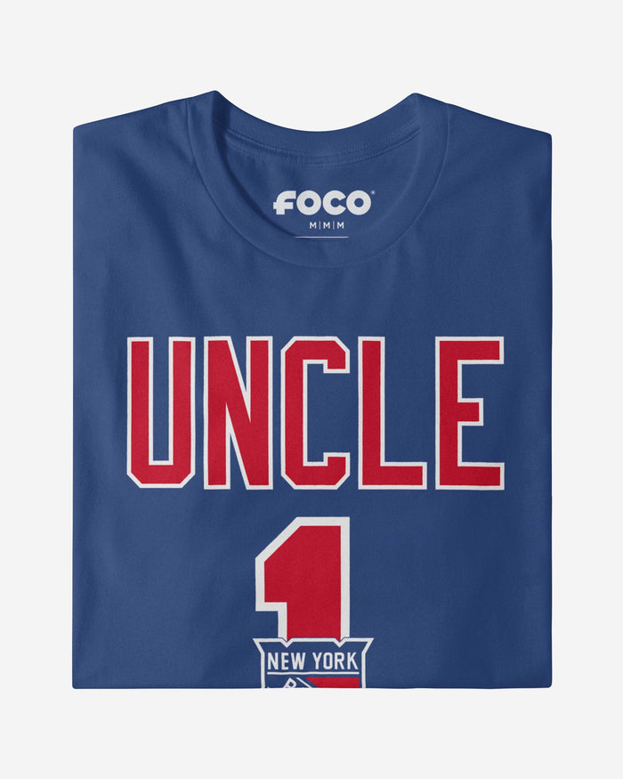 New York Rangers Number 1 Uncle T-Shirt FOCO - FOCO.com
