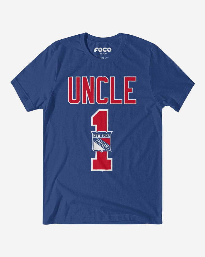 New York Rangers Number 1 Uncle T-Shirt FOCO S - FOCO.com