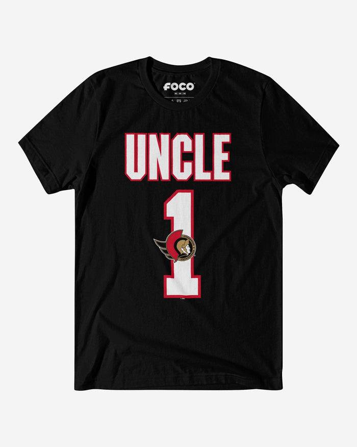 Ottawa Senators Number 1 Uncle T-Shirt FOCO S - FOCO.com
