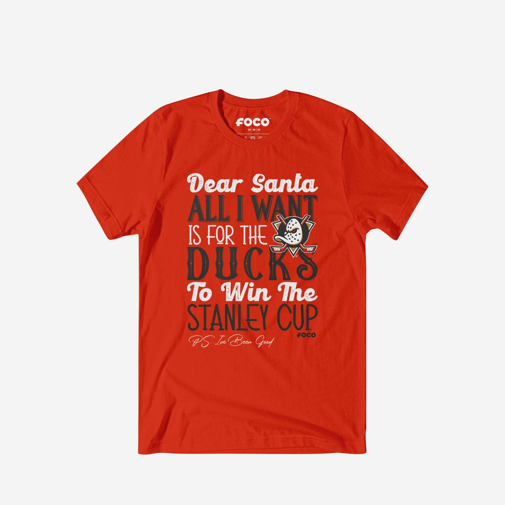 Anaheim Ducks All I Want T-Shirt FOCO S - FOCO.com