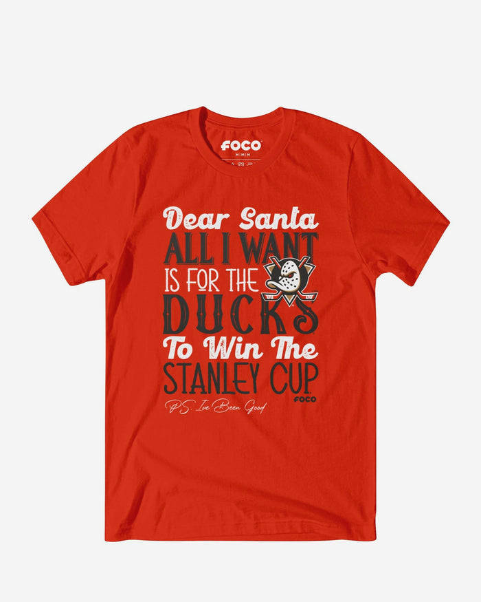Anaheim Ducks All I Want T-Shirt FOCO S - FOCO.com