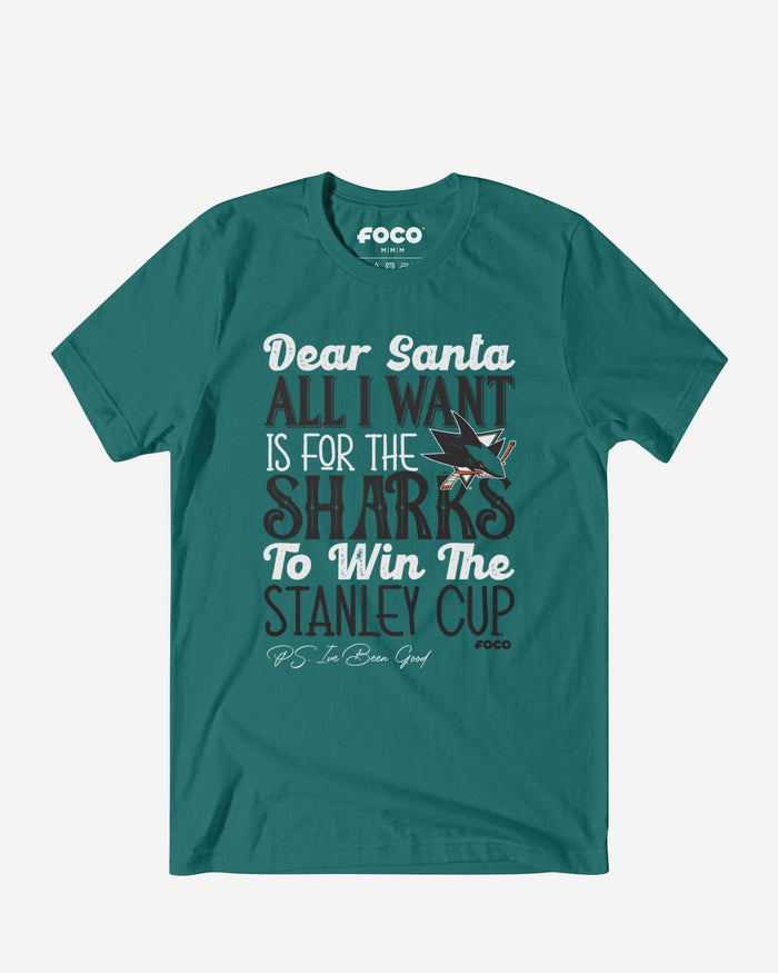 San Jose Sharks All I Want T-Shirt FOCO S - FOCO.com